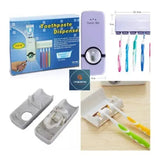 Multi-Functional Wall Mount Toothpaste Squeezer for Bathroom - High Quality New Automatic Toothpaste Dispenser and Tooth Brush Holder - Best Quality Product