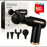 Deep Tissue Massage Gun with Multiple Heads Rechargeable