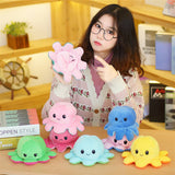 Toynix Reversible Octopus Stuffed Plush Toy Random Color