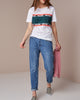 Bennih cropped striped